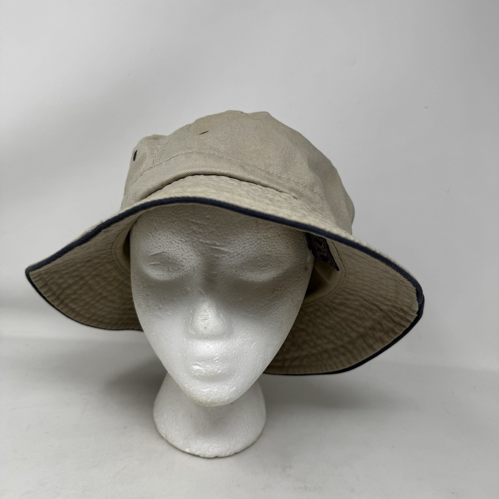 DPC Dorfman Pacific Bucket Hat Boonie Cap Beige Size Large